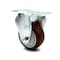 Service Caster 3 Inch Maroon Polyurethane Wheel Rigid Top Plate Caster SCC-20R314-PPUB-MRN - alternate 1